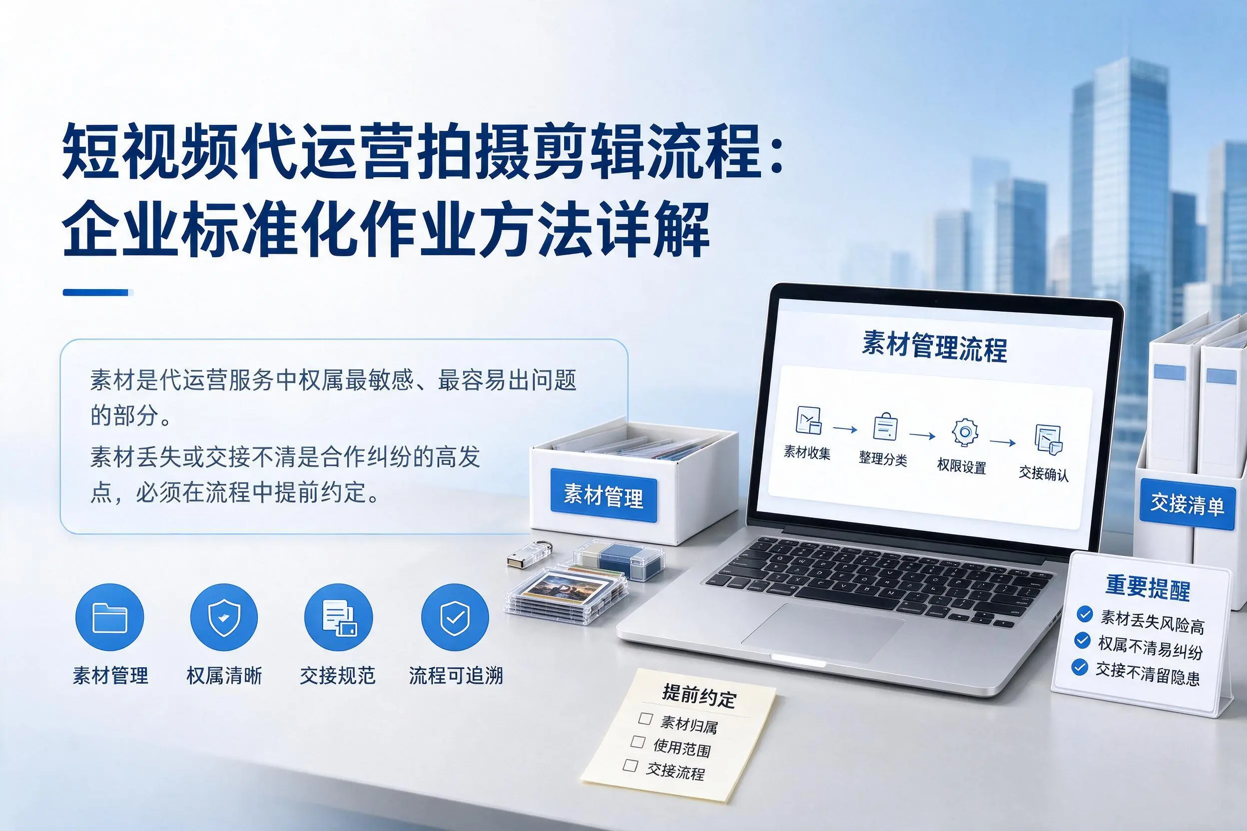 短视频代运营拍摄剪辑流程：南京企业标准化作业方法详解
