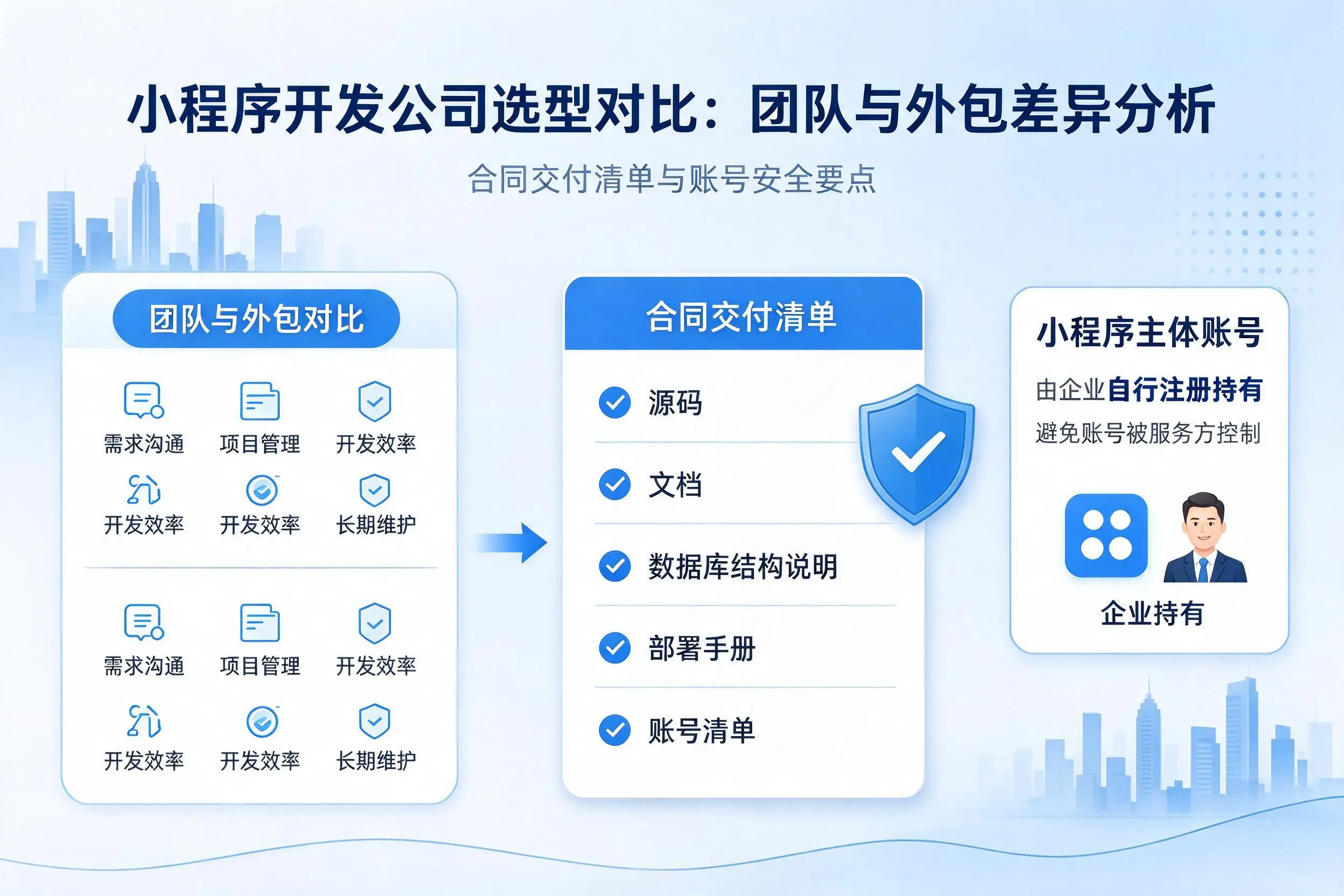 南京小程序开发公司选型对比：团队与外包差异分析