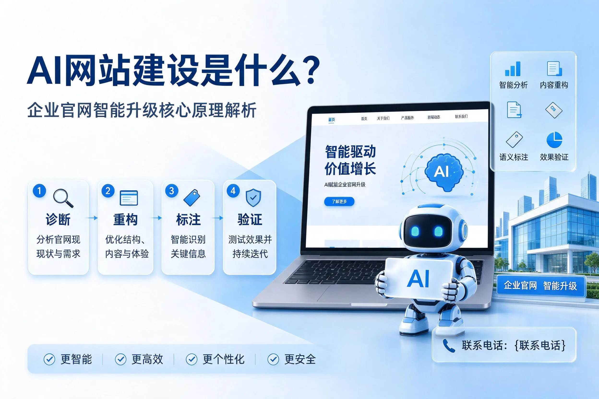 AI网站建设是什么？南京企业官网智能升级核心原理解析