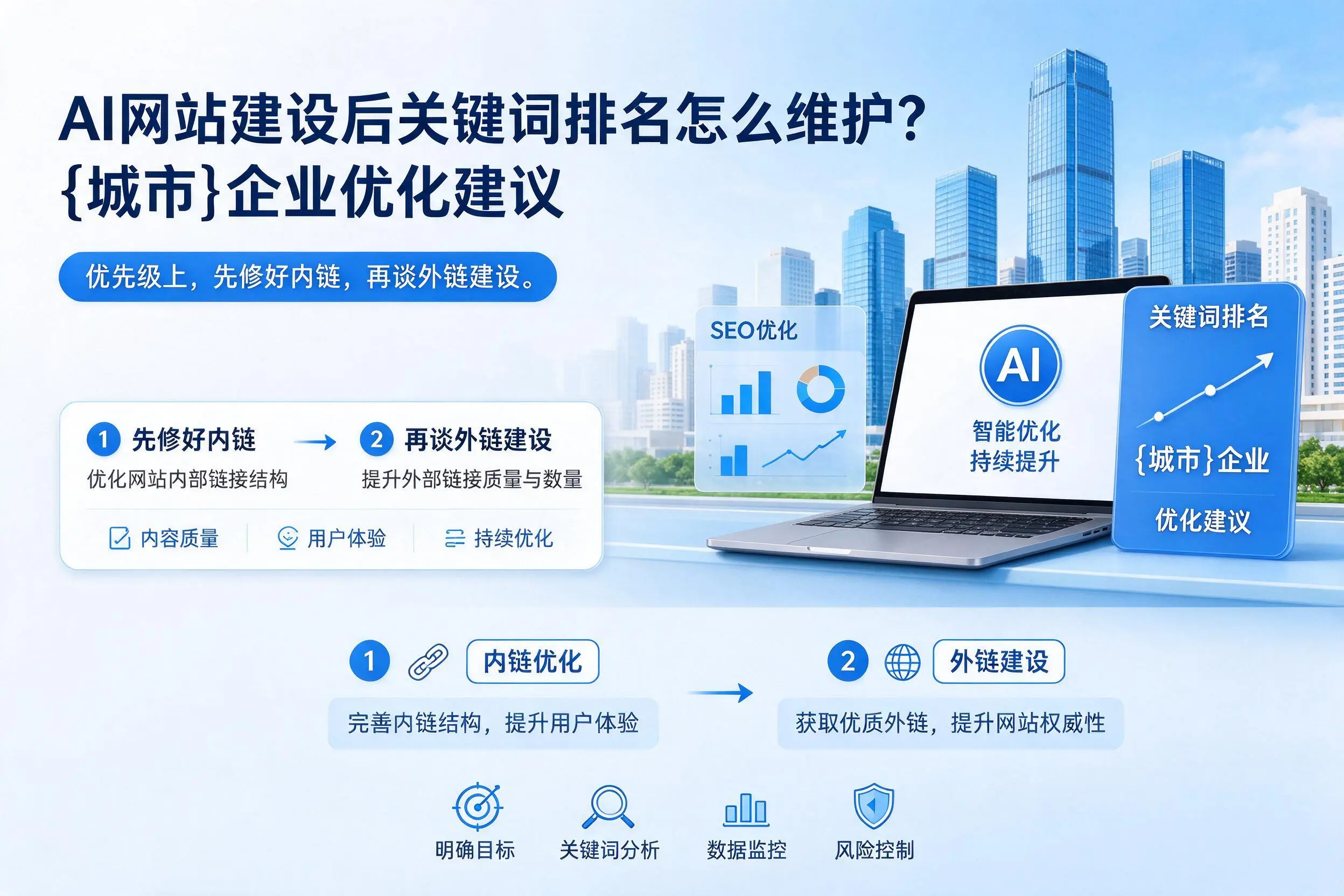 AI网站建设后关键词排名怎么维护？南京企业优化建议