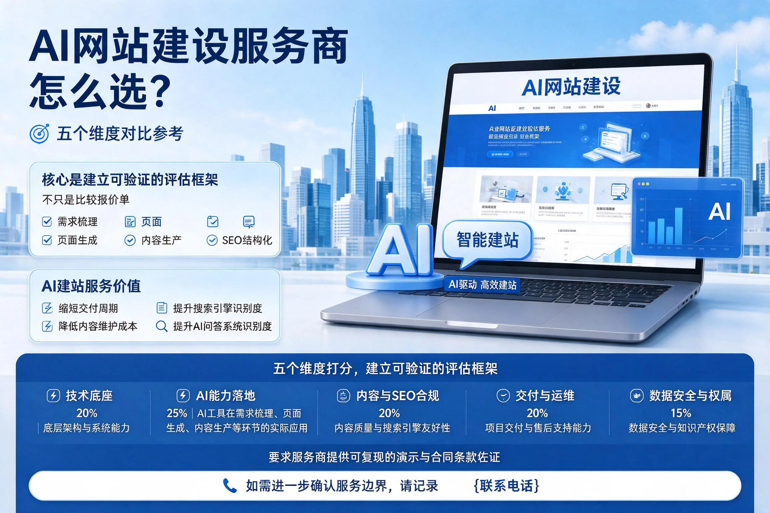 南京AI网站建设服务商怎么选？五个维度对比参考